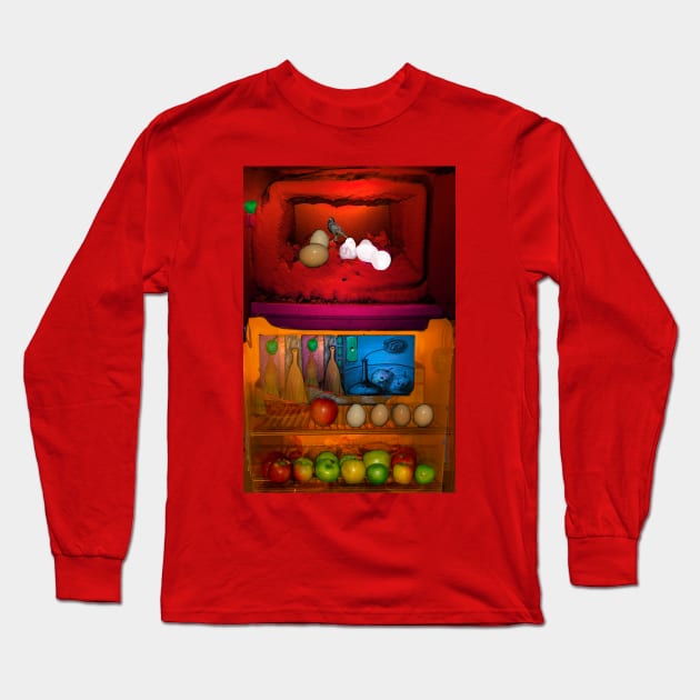 Rothko Refrigerator Long Sleeve T-Shirt by Sarah Curtiss